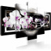 Canvas Orchids on a black background 50028 additionalThumb 2