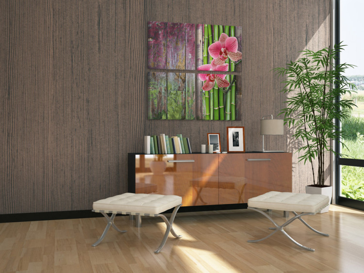 Canvas Bamboo and orchid 58828 additionalImage 3