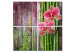 Canvas Bamboo and orchid 58828