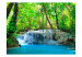 Wall Mural In Natural Environment - Waterfall Landscape amidst Forest Trees 60028 additionalThumb 1