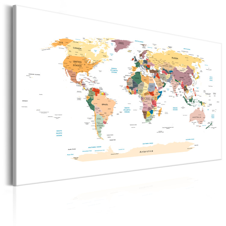 Canvas Print World Map: Travel Around the World 90228 additionalImage 2