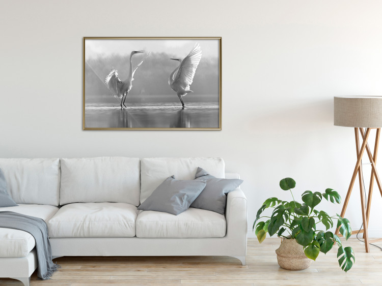 Wall Poster Heron Love [Poster] 115138 additionalImage 5