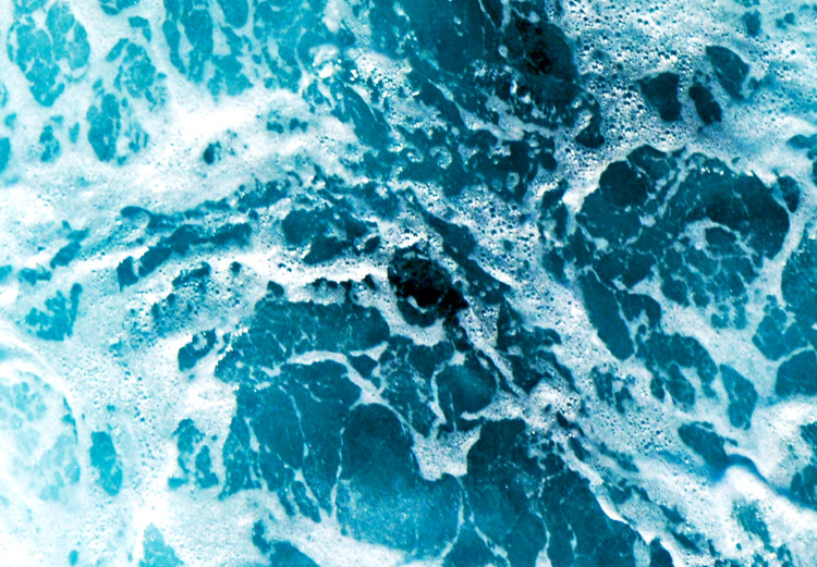 Poster Sea Current - nautical composition with foamy sea waves 115238 additionalImage 3