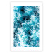 Poster Sea Current - nautical composition with foamy sea waves 115238 additionalThumb 19