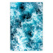 Poster Sea Current - nautical composition with foamy sea waves 115238