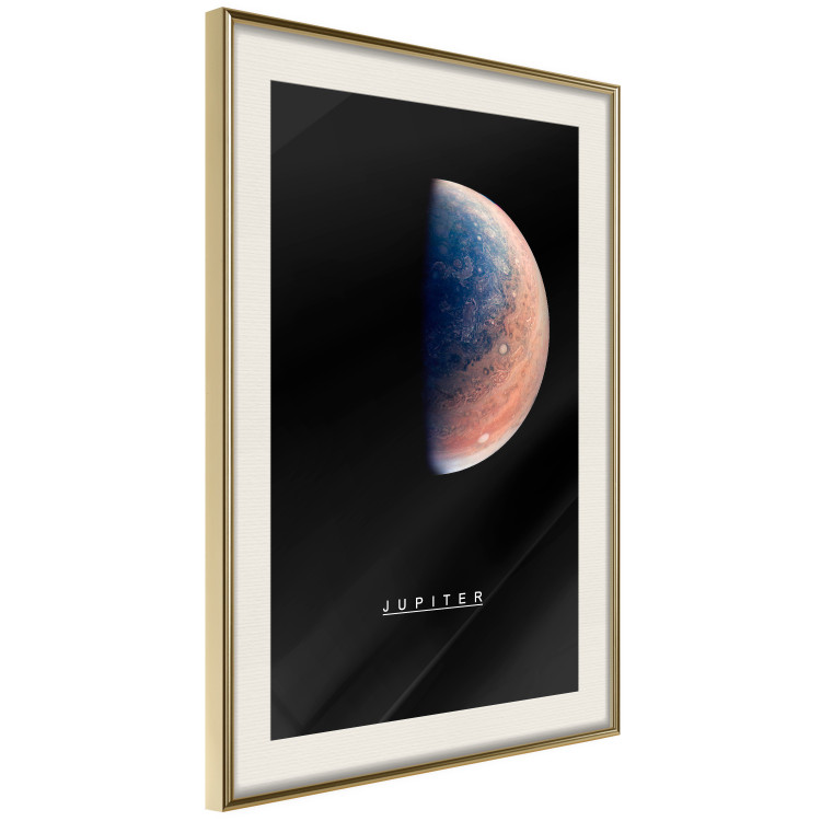 Wall Poster Jupiter - gas giant and English text against a black space backdrop 116738 additionalImage 2