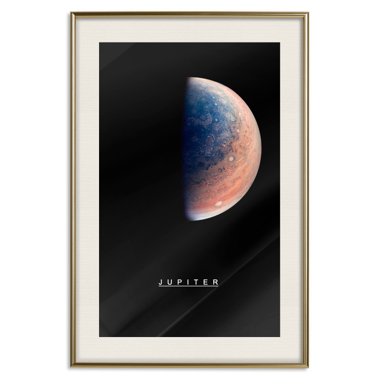 Wall Poster Jupiter - gas giant and English text against a black space backdrop 116738 additionalImage 19