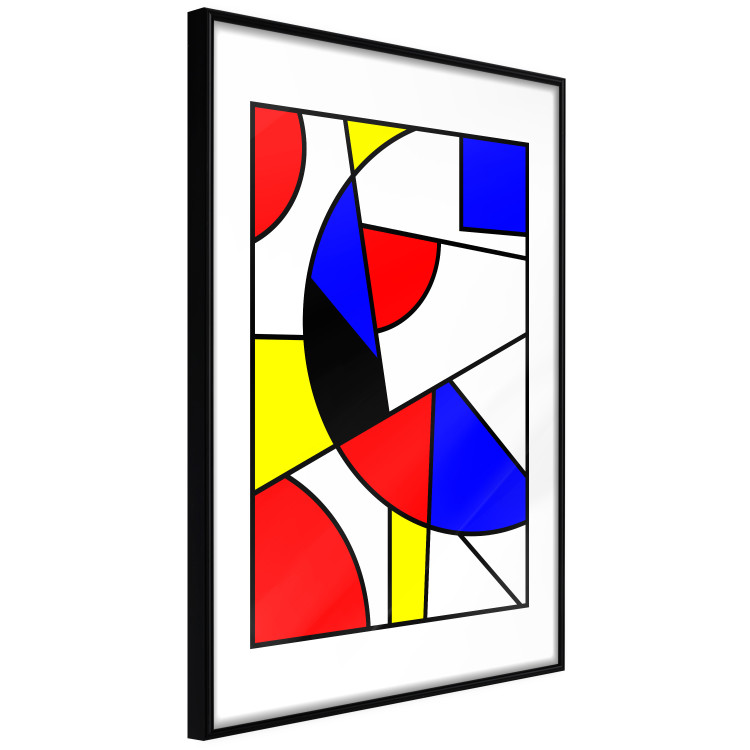 Wall Poster De Stijl Abstraction - colorful composition with geometric shapes 117438 additionalImage 12