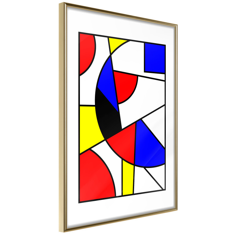 Wall Poster De Stijl Abstraction - colorful composition with geometric shapes 117438 additionalImage 12
