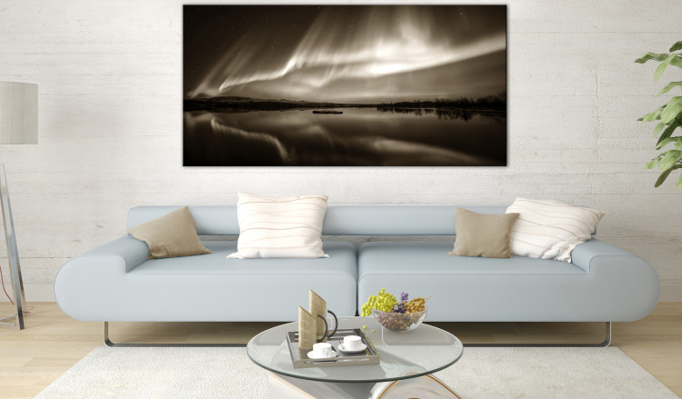 Large canvas print Lake in Sepia II [Large Format] 125538 additionalImage 6