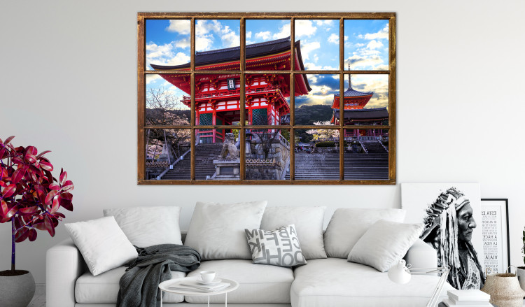Large canvas print Window to Kyoto [Large Format] 128538 additionalImage 6