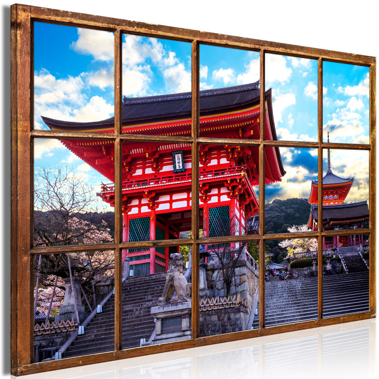 Large canvas print Window to Kyoto [Large Format] 128538 additionalImage 3
