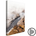 Canvas Hot Springs (1-piece) Vertical - landscape of misty terrain with water 130238 additionalThumb 6