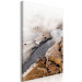 Canvas Hot Springs (1-piece) Vertical - landscape of misty terrain with water 130238 additionalThumb 2