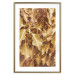 Poster Autumn Aura - plant composition on a hedge in sepia motif 131838 additionalThumb 16