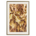 Poster Autumn Aura - plant composition on a hedge in sepia motif 131838 additionalThumb 20