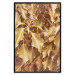 Poster Autumn Aura - plant composition on a hedge in sepia motif 131838 additionalThumb 18