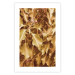 Poster Autumn Aura - plant composition on a hedge in sepia motif 131838 additionalThumb 19