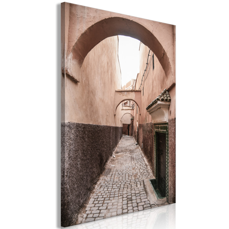 Canvas Art Print Moroccan Alleys (1-piece) Vertical - streets in Arab style 134738 additionalImage 2