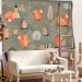 Wall Mural Friends from the forest - colourful forest with mushrooms and animals for children 135038 additionalThumb 6