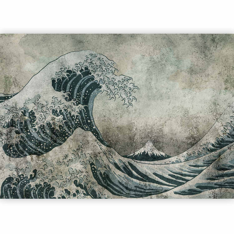 Wall Mural Great wave in Kanagawa - Japanese landscape of rough sea with waves 135138 additionalImage 1