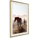 Poster Morning of Memories - landscape of running horses against a misty forest 138038 additionalThumb 19