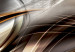 Canvas Print Streaks (1-piece) Narrow - gray-brown abstraction in delicate waves 143738 additionalThumb 4