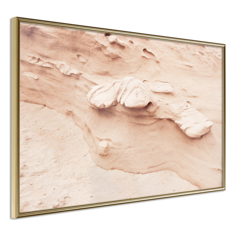 Wall Poster Rock Texture - Photo Showing a Fragment of a Sand Formation 145238 additionalImage 6