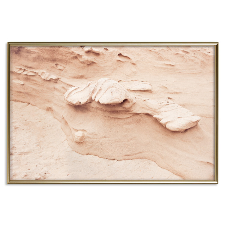 Wall Poster Rock Texture - Photo Showing a Fragment of a Sand Formation 145238 additionalImage 19