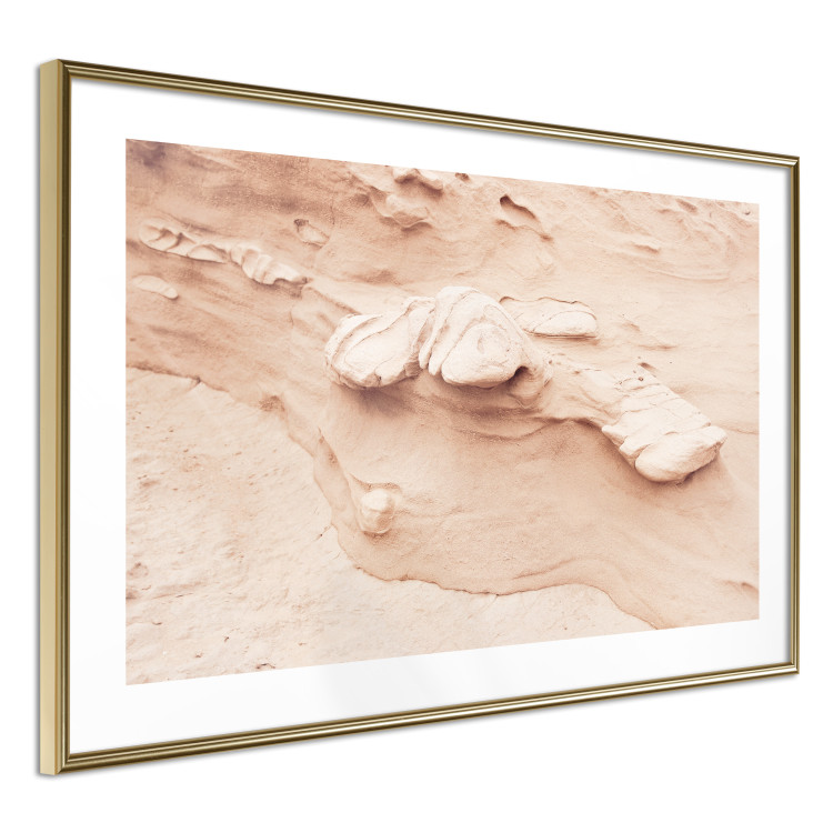 Wall Poster Rock Texture - Photo Showing a Fragment of a Sand Formation 145238 additionalImage 8