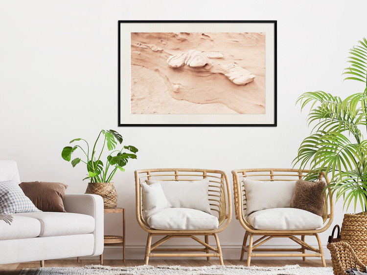 Wall Poster Rock Texture - Photo Showing a Fragment of a Sand Formation 145238 additionalImage 13