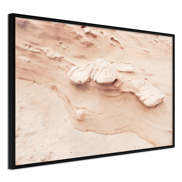 Wall Poster Rock Texture - Photo Showing a Fragment of a Sand Formation 145238 additionalImage 4