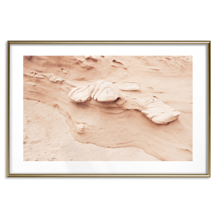Wall Poster Rock Texture - Photo Showing a Fragment of a Sand Formation 145238 additionalImage 18