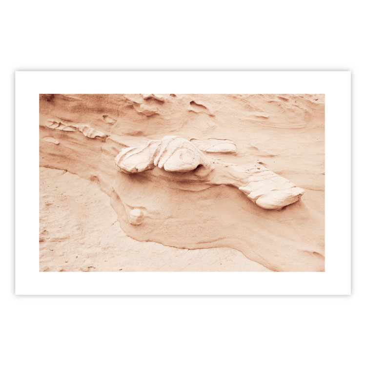 Wall Poster Rock Texture - Photo Showing a Fragment of a Sand Formation 145238 additionalImage 15