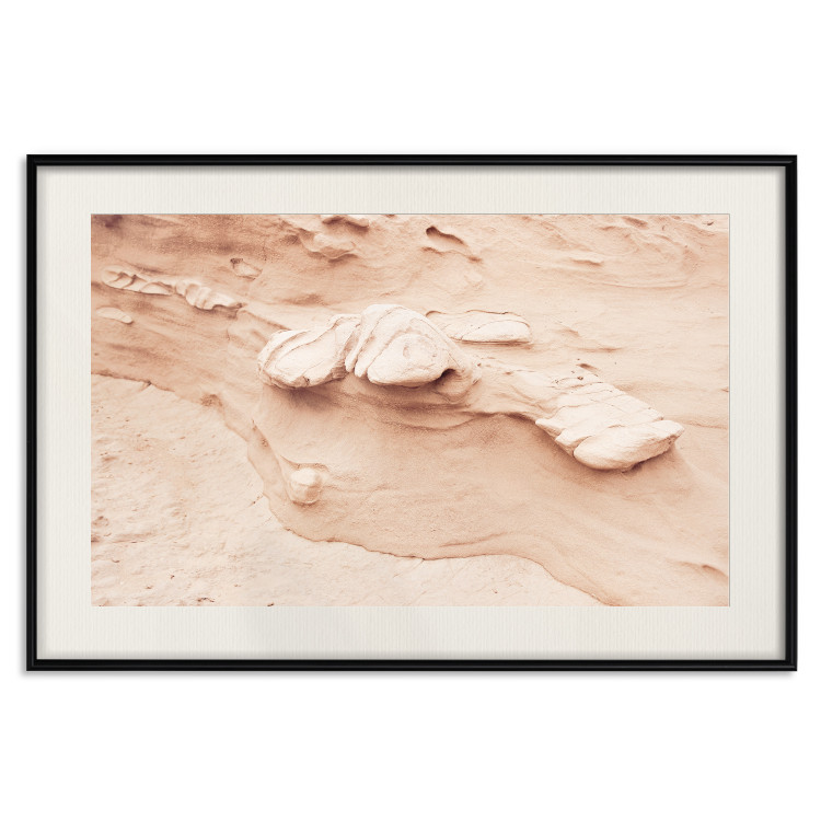 Wall Poster Rock Texture - Photo Showing a Fragment of a Sand Formation 145238 additionalImage 27