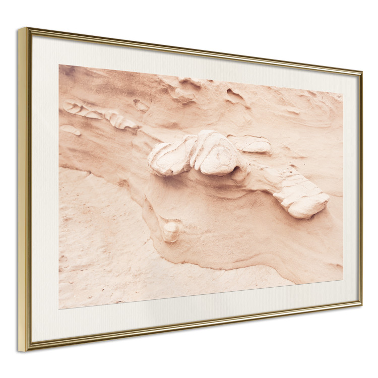 Wall Poster Rock Texture - Photo Showing a Fragment of a Sand Formation 145238 additionalImage 9