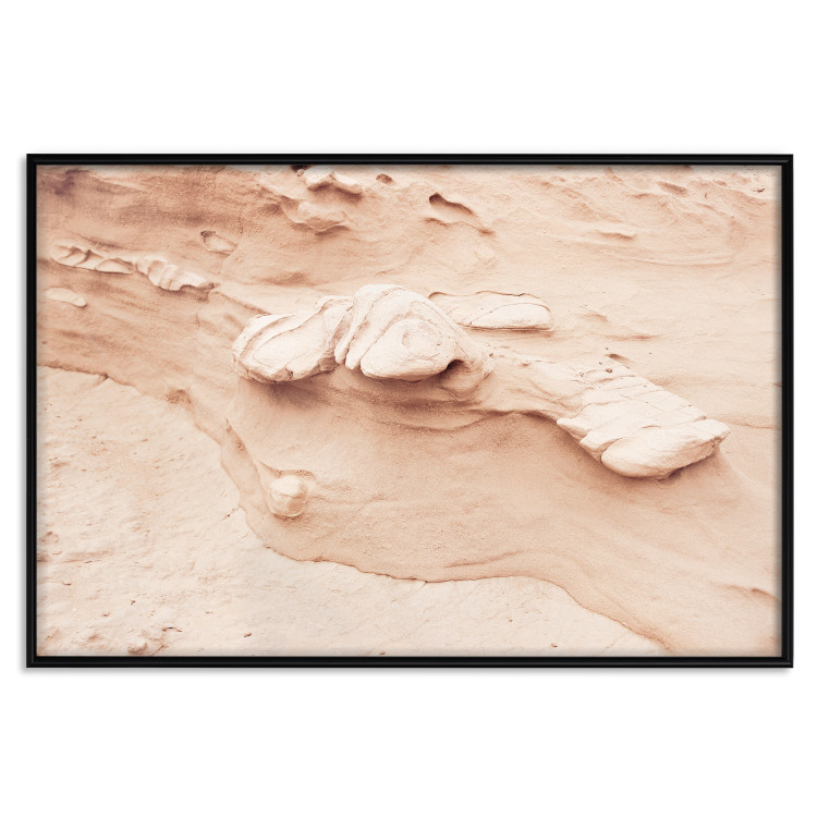 Wall Poster Rock Texture - Photo Showing a Fragment of a Sand Formation 145238 additionalImage 22