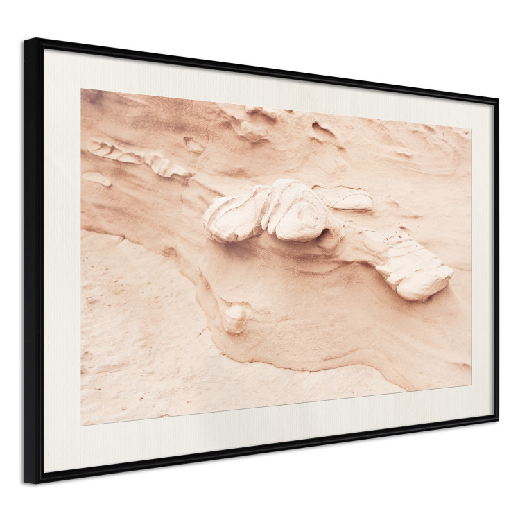 Wall Poster Rock Texture - Photo Showing a Fragment of a Sand Formation 145238 additionalImage 10