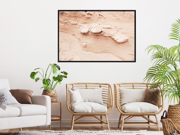 Wall Poster Rock Texture - Photo Showing a Fragment of a Sand Formation 145238 additionalImage 14
