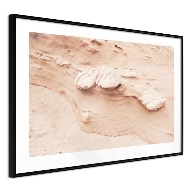 Wall Poster Rock Texture - Photo Showing a Fragment of a Sand Formation 145238 additionalImage 7
