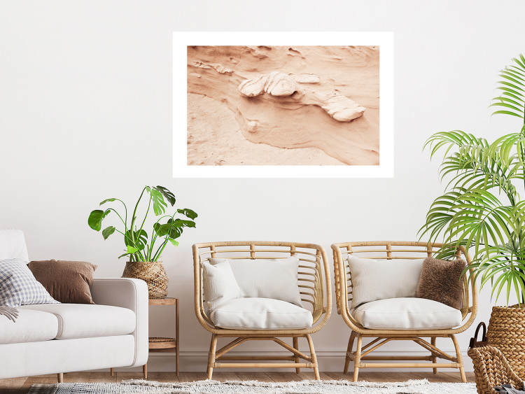 Wall Poster Rock Texture - Photo Showing a Fragment of a Sand Formation 145238 additionalImage 12
