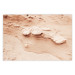 Wall Poster Rock Texture - Photo Showing a Fragment of a Sand Formation 145238