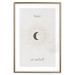 Poster Moon and Sun - Graphical Representation of Celestial Bodies in Bright Tones 146138 additionalThumb 20