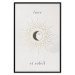 Poster Moon and Sun - Graphical Representation of Celestial Bodies in Bright Tones 146138 additionalThumb 22
