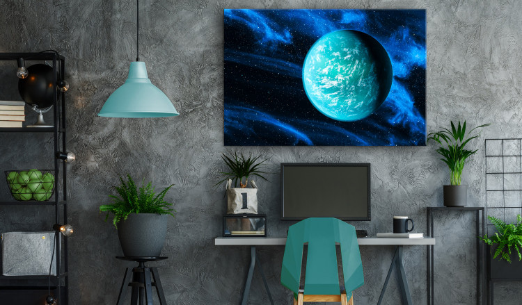 Acrylic print Blue Planet - Cosmos Full of Dark-Toned Stars 146438 additionalImage 3