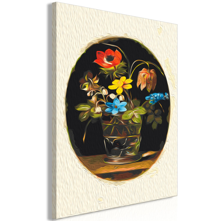 Paint by number Victorian Nature - Colorful Bouquet of Flowers in an Oval 147338 additionalImage 6