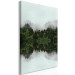 Canvas Waterside Landscape (1-piece) - mist and trees in a woodland scene 149638 additionalThumb 2
