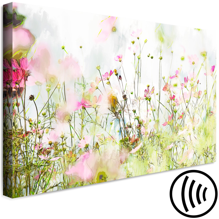 Canvas Colorful Meadow - Field Vegetation in Spring Bright Glow 149738 additionalImage 6