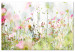 Canvas Colorful Meadow - Field Vegetation in Spring Bright Glow 149738