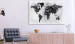 Large canvas print White and Black Map [Large Format] 150838 additionalThumb 6
